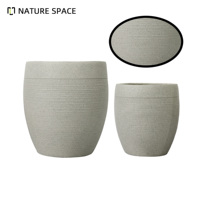 Vente directe usine – Grandes quantités de pots de fleurs en fibre de verre de forme régulière – Écologiques, couleur personnalisable, légers, pour jardin et maison