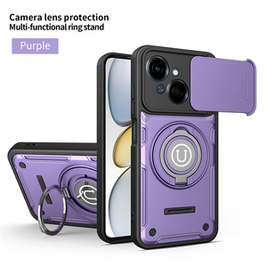 เคสโทรศัพท์มือถือ <span class=keywords><strong>Vivo</strong></span> Y400 <span class=keywords><strong>5G</strong></span> ดีไซน์สปอร์ต กันกระแทก ผลิตจาก TPU+PC พร้อมที่ยึดแม่เหล็กและตัวป้องกันกล้องแบบเลื่อน <span class=keywords><strong>ราคา</strong></span>ประหยัด - Product Image 1