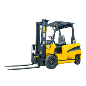 Spedizione gratuita 2-ton carrello elevatore elettrico trasporto merci corsia stretta magazzino logistica - Product Image 1