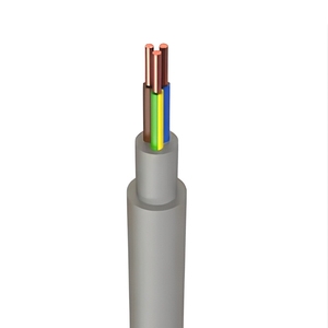Câble <span class=keywords><strong>de</strong></span> construction basse tension KING <span class=keywords><strong>DE</strong></span> NYM 3x1.5mm² 3x2.5mm² en cuivre toronné <span class=keywords><strong>de</strong></span> classe <span class=keywords><strong>2</strong></span>, gaine PVC grise, 300/500V, norme VDE - Product Image 2