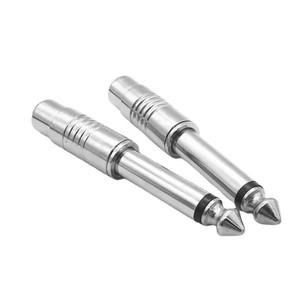 Adaptador de Audio Mono de 6,35mm, enchufe macho de 6,5 MM de 1/4 "a conector hembra <span class=keywords><strong>RCA</strong></span>, conector adaptador Mono de Audio - Product Image 6