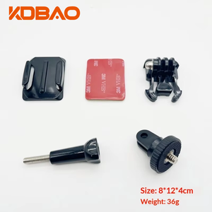 ערכת אביזרים לקסדת אופנוע Kdbao בת 5 חלקים עם מתאם בורג 1/4 ובסיס שחרור מהיר מחומר PC - Product Image 3
