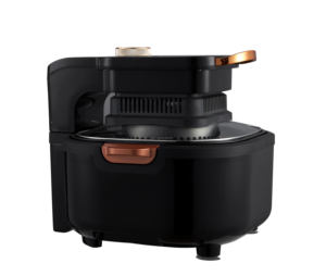 Ohigitechi 6L Friteuse à air à haute efficacité sans <span class=keywords><strong>huile</strong></span> avec couvercle en verre transparent et opération facile pour frites croustillantes poulet <span class=keywords><strong>poisson</strong></span> - Product Image 4