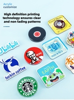Autocollants de réfrigérateur personnalisés en usine, photo 3D magnétique, pendentif créatif en acrylique, Pâques, Baptême - Vente chaude