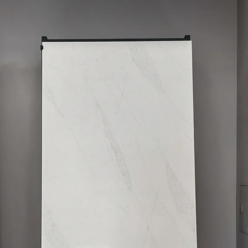 OPPEIN quartz products white calacatta quartz slabs for kitchen countertop huifeng quartz slabs