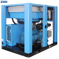 Haute efficacité 11KW 380V refroidi à l'air vertical à une étape eau compresseur à vis sans huile moteur moteur petite économie d'énergie vente