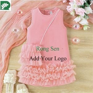 45359 ans filles sans manches robe-ligne gâteau filet gaze princesse robe vente directe d'usine - Product Image 1