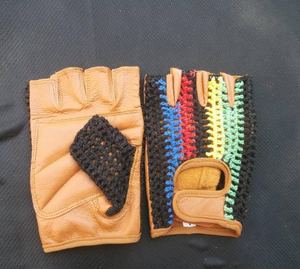 Guantes de Ciclismo de medio dedo, diseño personalizado, calidad superior, Palma de cuero - Product Image 5