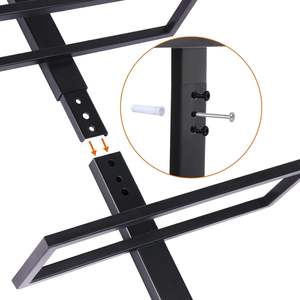 Estante de vino de Metal negro moderno, soporte para botellas de 10 botellas, estante de bodega, estante de almacenamiento de pared, embalaje de pedido por correo - Product Image 3