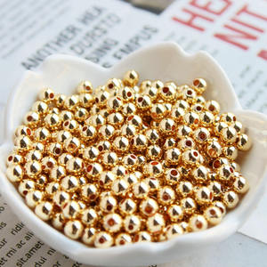 Оптовые латунные бусины-разделители из цельного металла, гладкие, блестящие, для изготовления украшений, размеры 3 мм, 4 мм, 5 мм, 6 мм, в упаковке - Product Image 3