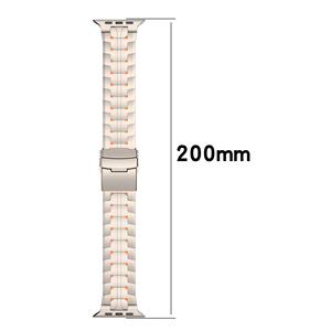 สายนาฬิกาไทเทเนียม RYB สำหรับ <span class=keywords><strong>Apple</strong></span> <span class=keywords><strong>Watch</strong></span> 41 มม. แบบพับได้ ใช้ได้กับ <span class=keywords><strong>Series</strong></span> 9 8 7 6 5 <span class=keywords><strong>4</strong></span> 3 2 1 SE สายเปลี่ยน - Product Image 5