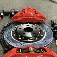 Kit de Frenos de Alto Rendimiento con Caliper de 4 Pistones AP5200 para vw Golf Mk5 Mk6 gti Mk7 E46 E90 Accesorios para Automóviles hyundai Santafe 2019