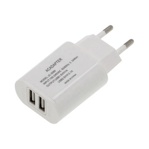 Dual Wall USB <strong>Charger</strong> EU <strong>Plug</strong> 2 Ports 5V 1A 2.1A USB Fast Wall <strong>Charger</strong> Adapter Charging for <strong>iPhone</strong> 14 Samsung Xiaomi Phones - Product Image 5