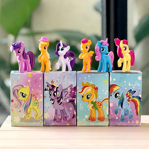 Lot de 12 figurines de dessin animé <span class=keywords><strong>Little</strong></span> Ponys en boîte mystère, jouets pour enfants, collection d'objets d'animation, décoration de gâteau - Product Image 5