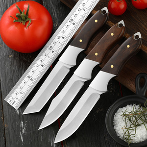 Cuchillo pequeño para exteriores Yangjiang, cuchillo de mano para carne, cuchillo con mango de madera y cabeza de acero, para pelar carne a mano, para cortar carne de barbacoa - Product Image 1