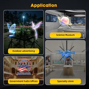 Biểu tượng tùy chỉnh 3D Holographic <span class=keywords><strong>Fan</strong></span> chiếu 56cm <span class=keywords><strong>LED</strong></span> <span class=keywords><strong>fan</strong></span> 3D Hologram hiển thị ngoài trời 3D Hologram <span class=keywords><strong>Fan</strong></span> - Product Image 6
