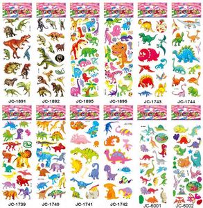 40 Sheets OEM One Sheet Different Sheets Variety Pack Cartoon Animals Stars Fishes Dinosaurs 3D Puffy Stickers for Kids Toddlers - Product Image 6