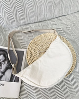 Tas Selempang Musim Panas 2025 Wanita, Tas Dumpling Trendy, Tas Bahu Kecil Ringan Bahan Nylon, Tas Selempang Serbaguna