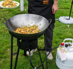 Fornello a Gas per Esterni ad Alta Potenza, Bruciatore a Propano in <span class=keywords><strong>Ghisa</strong></span>, 54.000 BTU, Ecologico e Leggero per Campeggio - Product Image 3