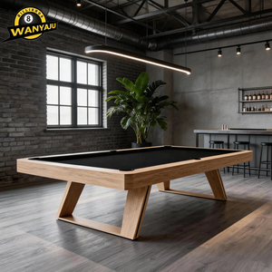 Table de billard de haute qualité au design moderne, prix de gros pour boutique en ligne, 7ft, 8ft, 9ft, table de billard d'intérieur haut de gamme avec dalles - Product Image 3