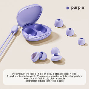 <span class=keywords><strong>32dB</strong></span> شعار مخصص عازلة للصوت حماية السمع سيليكون سدادات أذن قابلة لإعادة الاستخدام طائرة سدادات صوتية للنوم للحفلات الموسيقية - Product Image 2