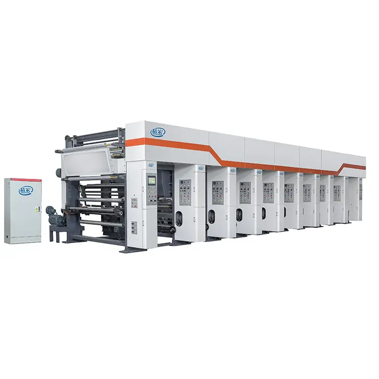 Promote top-quality 9-color gravure printing machine  large gravure printing machine