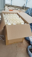 Reazone Factory Hot Sale Ventilation Block Mold ABS Plastic Double Side Hollow Brick 20*20