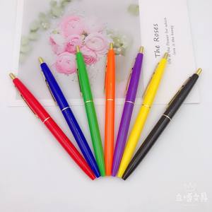 Bolígrafo de plástico barato con clip dorado y plateado, bolígrafo de bola con logotipo personalizado, bolígrafo de promoción de banco y hotel más popular - Product Image 3