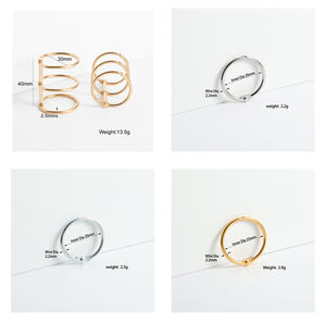 Bon marché Prix Offre Spéciale métal affaires bureau Clip livre cerceau reliure anneaux papeterie utiliser Scrapbook anneaux - Product Image 4