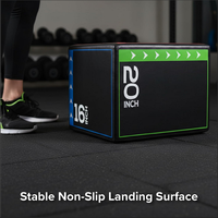 Caja de Salto 3 en 1 para Gimnasio, Caja de Salto para Entrenamiento Físico, Precio de Fábrica