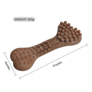 Nuovo produttore resistente a forma di corna in legno PP Pet giocattolo da masticare dentaria osso da masticare cane che morde i denti per pulire i giocattoli per animali domestici - Product Image 4