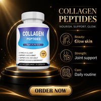 Capsules de peptides de collagène pour adultes - Améliore la densité osseuse - Approvisionnement direct usine et livraison directe - Article le plus vendu