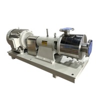 Pompe d'émulsionnement et de mélange en ligne à cisaillement élevé en acier inoxydable 316L pour sauces et vinaigrettes, homogénéisateur de qualité alimentaire