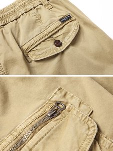 Summer New Loose Camouflage Cargo Shorts <strong>Men's</strong> Multi-pocket Baggy Pant Casual Streetwear Work Pants Fashion Hip Hop Beach Shorts - Product Image 3