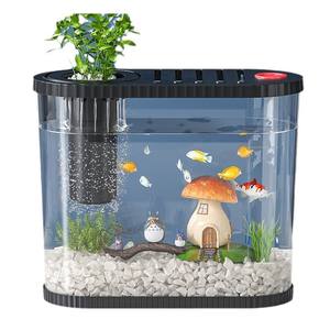 Bureau-<span class=keywords><strong>aquarium</strong></span> huishoudelijk woonkamer plastic klein creatief ecologisch landschapsontwerp goudvis <span class=keywords><strong>aquarium</strong></span> met filtratie circulatie - Product Image 6