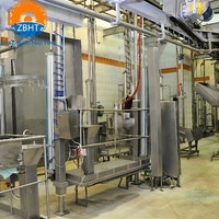 Chaîne d'abattage de bovins ZBHT haute capacité 200 têtes, équipement de traitement de vaches entièrement automatisé avec roulement de moteur de précision