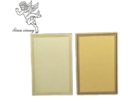 Placa de Identificación para Ataúd Estilo Europeo Chapada en Oro 4 #   Accesorios para Ataúdes, Herrajes Funerarios, Artículos Decorativos