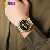 Jam Tangan SKMEI 2227 Analog-Digital Chronograph Layar LED Pria Sport Chronograph Bercahaya Alarm Digital Tahan Air