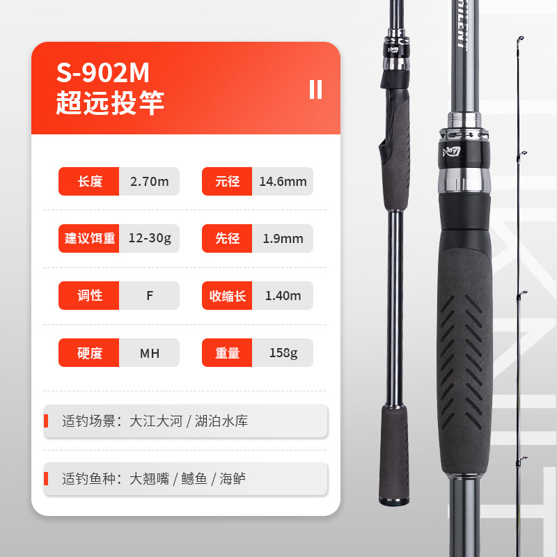 Ultra-long-range straight handle