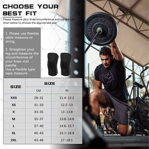 Genouillère de compression haute élasticité NJ pour le <span class=keywords><strong>sport</strong></span> et l'entraînement - Product Image 6