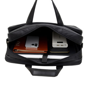 Sacoche d'ordinateur portable 15,6 pouces en toile Oxford, grande mallette de messagerie d'affaires, sac à bandoulière tendance et abordable pour étudiants - Product Image 4