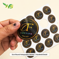 Autocollant holographique personnalisé de haute qualité avec logo, impression de feuilles d'autocollants découpés, autocollant vinyle auto-adhésif imperméable