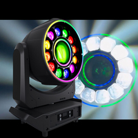 Lampu Sorot Bergerak LED 800W RGBW dengan Efek Ring DMX512 untuk Pencahayaan Panggung DJ Disko