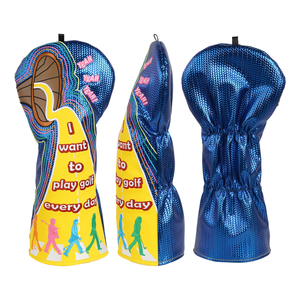 Fundas de cuero personalizadas para palos de golf, precio de fábrica, juego de fundas para driver y madera. - Product Image 3