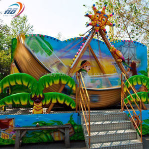 Manège pirate mobile sur remorque pour parc d'attractions, aire de jeux pour enfants, certifié CE, petite taille - Product Image 2