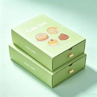 Boîte à gâteau écologique personnalisée de qualité alimentaire avec votre LOGO, boîtes à biscuits, à pain, à pâtisserie, à beignets, à macarons, à desserts