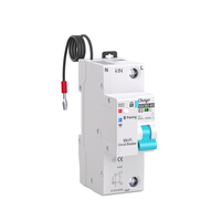 Disjoncteur Wi-Fi 1P sur rail DIN en cuivre 145-230V MCB 63A avec mesure, minuterie, télécommande, reconnexion automatique 10kA, certifié CE