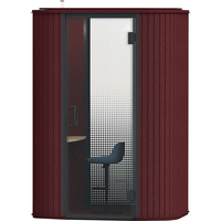Cabines insonorisées légères et silencieuses en fibres PET - Cabines de bureau insonorisées, cabines téléphoniques, assemblages modulaires