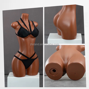 하프 바디 란제리 여성 마네킹 섹시한 BBL 매력적인 마네킹 플라스틱 여성 상체 큰 흉상 미국 마네킹 - Product Image 5