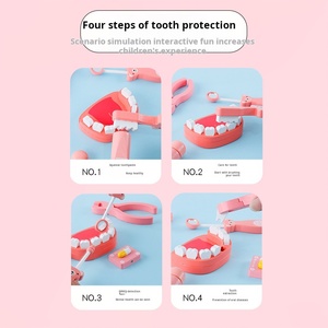 Детский Набор для ролевых игр, маленький доктор, игрушка для домашнего моделирования, стетоскоп, головоломка для раннего образования и игрушка для просвещения - Product Image 3